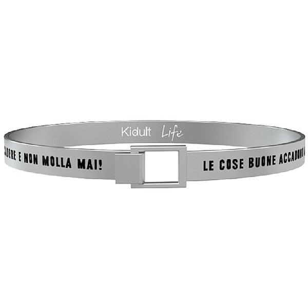 731201 Bracciale "Le cose buone accadono a chi sa aspettare. Le cose grandiose accadono a chi si spacca il culo per farle"