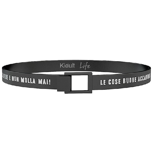 731202 Bracciale "Le cose buone accadono a chi sa aspettare. Le cose grandiose accadono a chi si spacca il culo per farle"