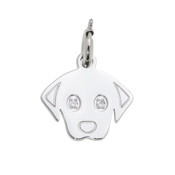 18ch038 Charm cane con zircone