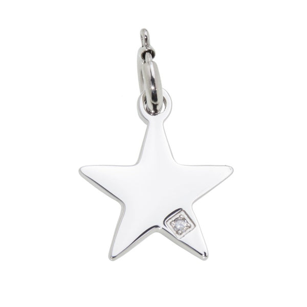 18ch028 Charm stella con zircone