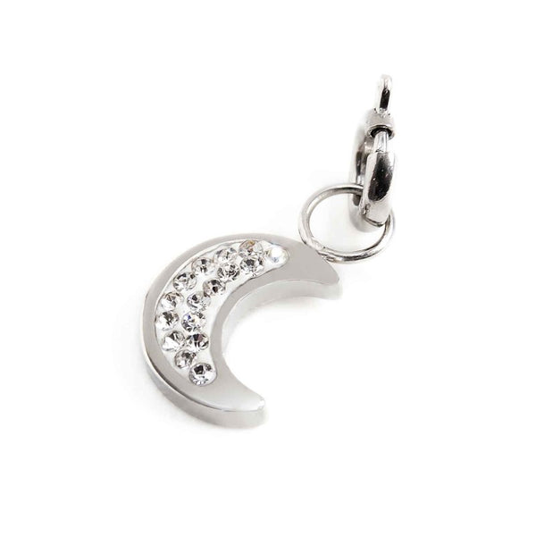 18ch093-w Charm strass bianchi luna