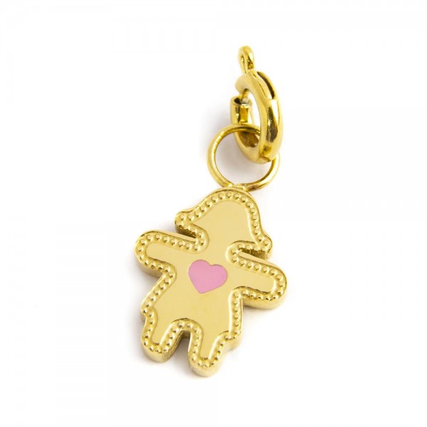 15CH112G-LF CHARM BIMBA CUORE