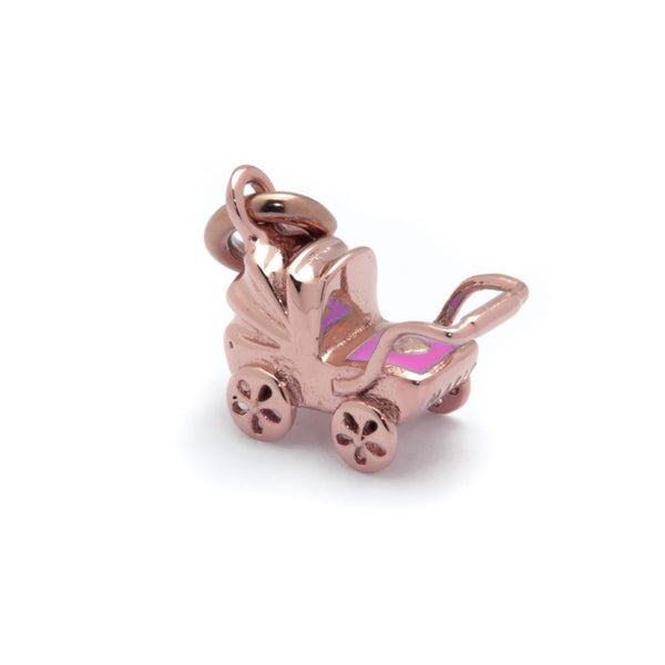 21ch004r-r Charm carrozzina rosa
