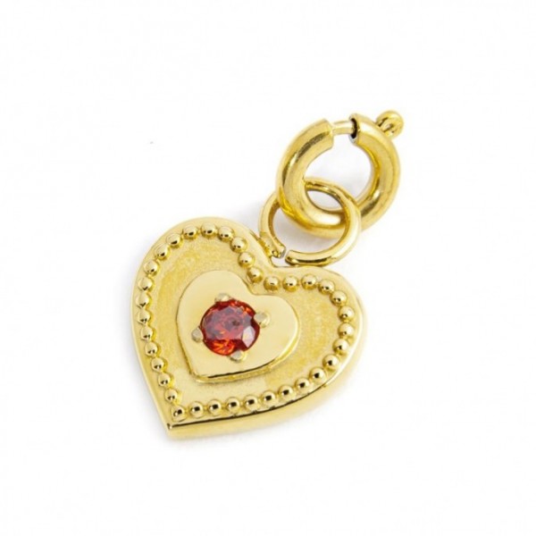18ch122g Charm "Cuore"