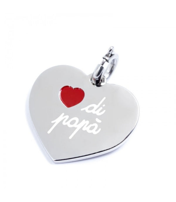 15ch036 Charm "Cuore di papà"