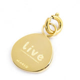 Charm Medaglietta Con Rosa Dei Venti E Strass - Gioielleria Fondente