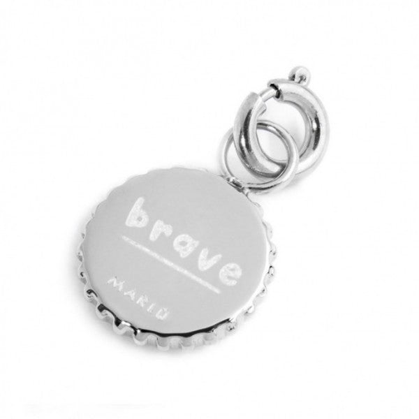 Charm Medaglietta Con Sole E Strass - Gioielleria Fondente