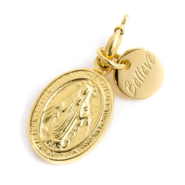 33ch0002g Charm ovale madonna