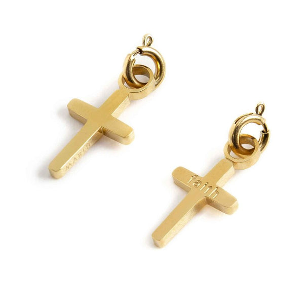18ch090g Charm croce faith