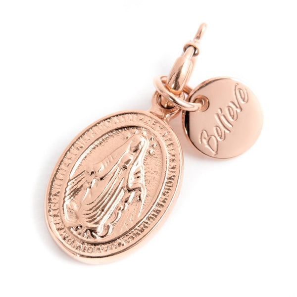 33ch0002r Charm ovale rosè madonna