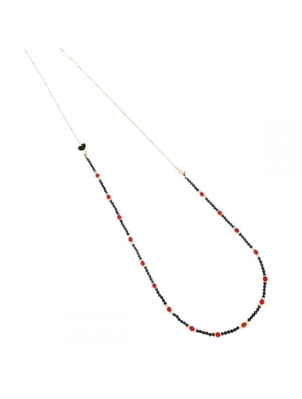 clisf2spco COLLANA "SPINELLO E CORNIOLA"