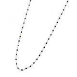 2CA0005-N COLLANA CON SMALTO NERO