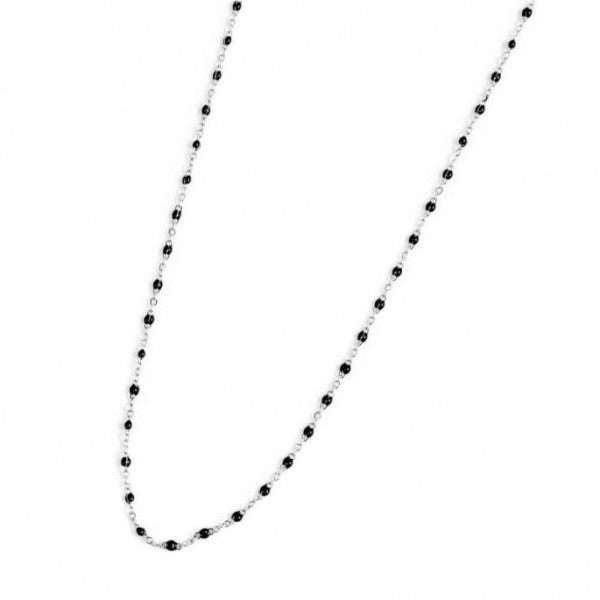 2CA0005-N COLLANA CON SMALTO NERO