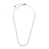 COLLANA CON SMALTO NERO - Gioielleria Fondente