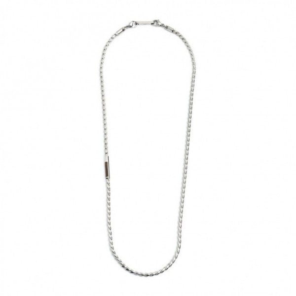 4co0110m Collana con catena corda