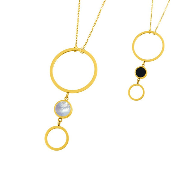 2co0047g Collana acrilico e madreperla