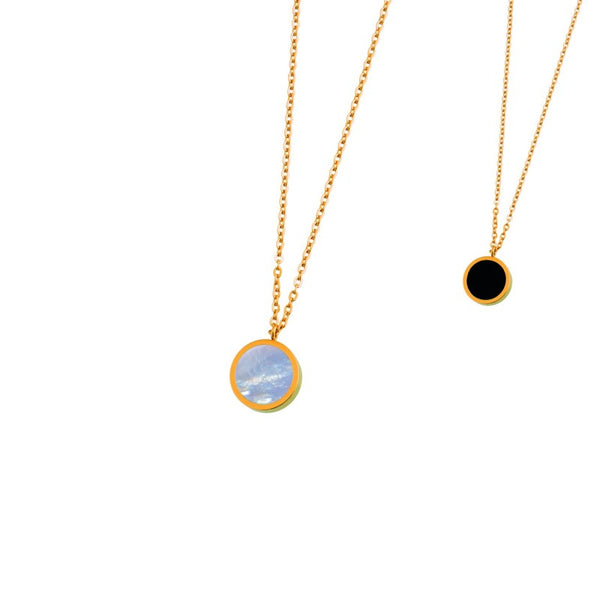 2cn0044g Collana acrilico e madreperla