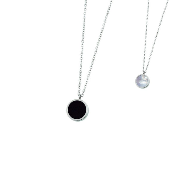 2cn0044 Collana acrilico e madreperla