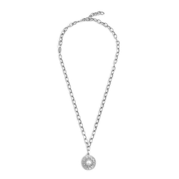33cn0009 Collana catena con pendente sole
