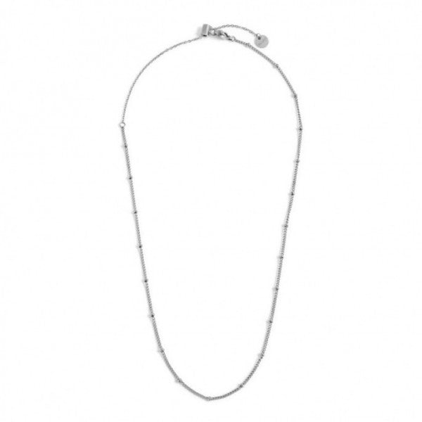 2ca0034 Collana con catena grumetta e sfere