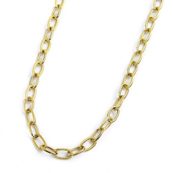 2ca0027g COLLANA CATENA MAGLIA LARGA