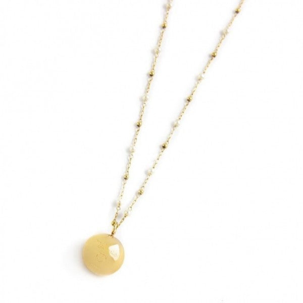 COLLANA CHIAMA ANGELI CATENA PERLE/SFERE - Gioielleria Fondente
