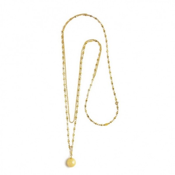 COLLANA CHIAMA ANGELI CON DOPPIA CATENA - Gioielleria Fondente