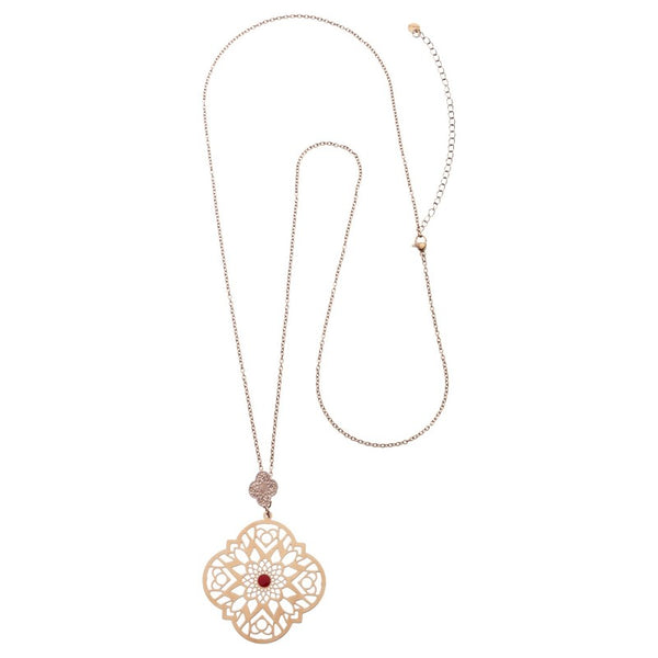 2co0037r Collana con fiore woman chic