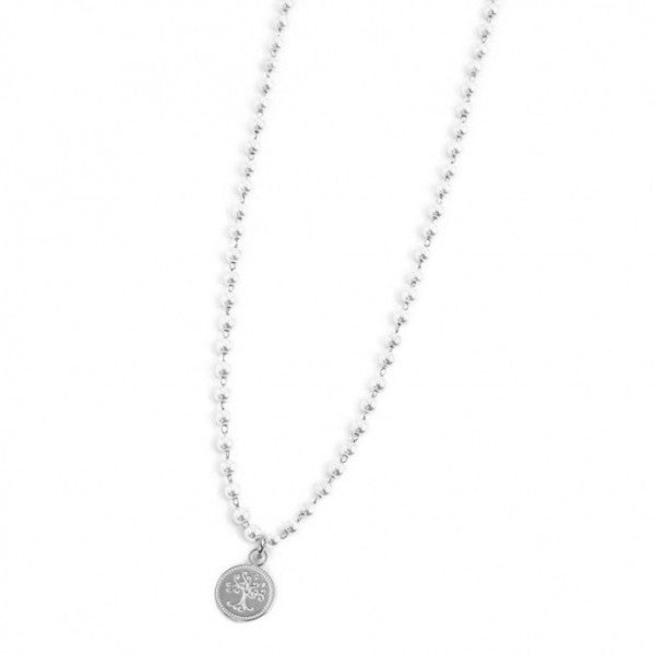 COLLANA CON PENDENTE ALBERO DEI VALORI - Gioielleria Fondente