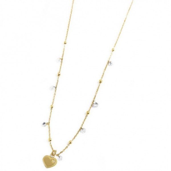 COLLANA CON PENDENTE CUORE - Gioielleria Fondente