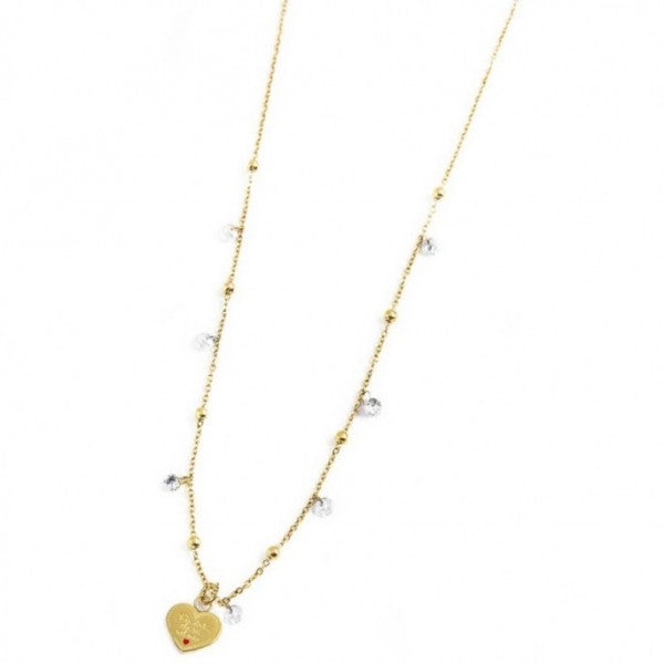 COLLANA CON PENDENTE CUORE - Gioielleria Fondente