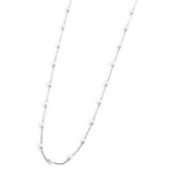 Collana Con Perle 3.30Mm Catena 44Cm  - Gioielleria Fondente