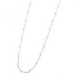 Collana Con Perle 3.30Mm Catena 44Cm - Gioielleria Fondente
