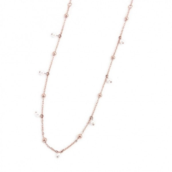 Collana Con Perle E Sfere - Gioielleria Fondente
