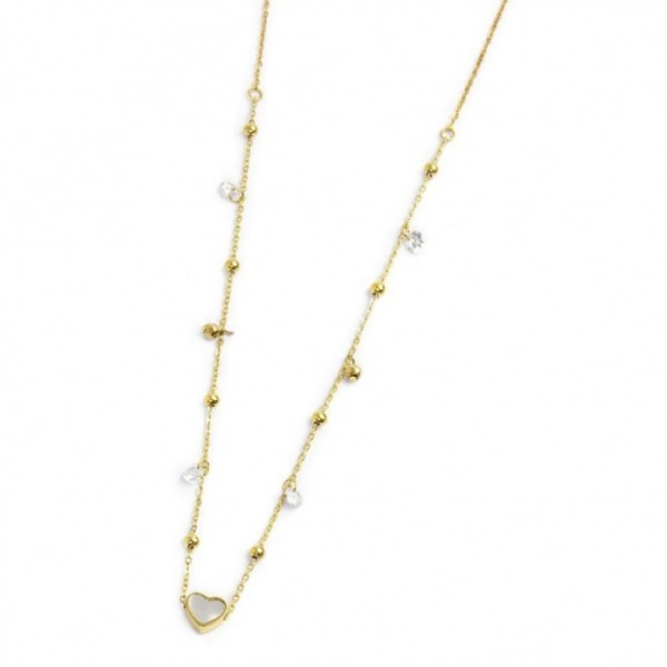 15cn033g-w COLLANA CON CUORE