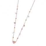 Collana Cuore Madreperla Pendente - Gioielleria Fondente