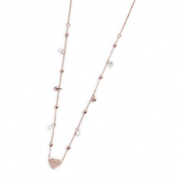 Collana Cuore Madreperla Pendente - Gioielleria Fondente