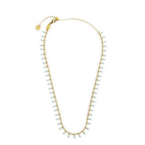 18cn097g-t Collana con catena grumetta