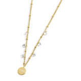 Collana Medaglietta Pendente Sole - Gioielleria Fondente