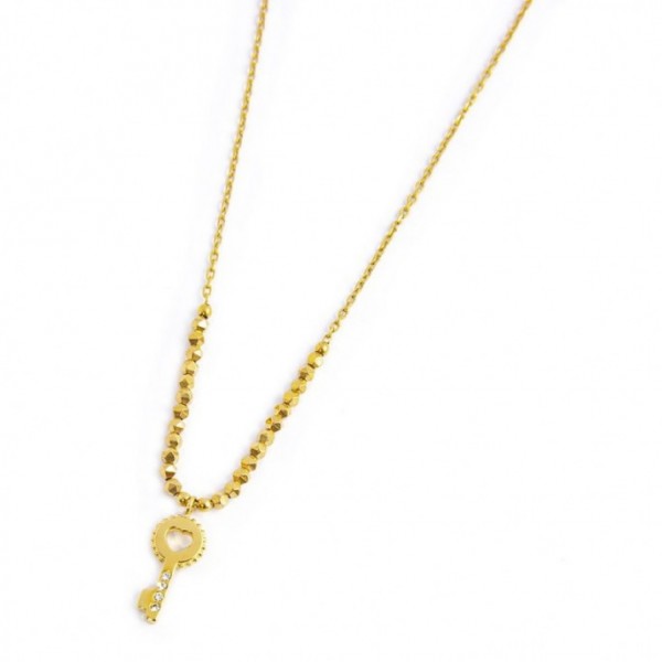 18cn084g Collana con chiave