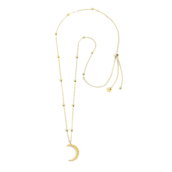 33co0012g Collana pendente luna con madreperla