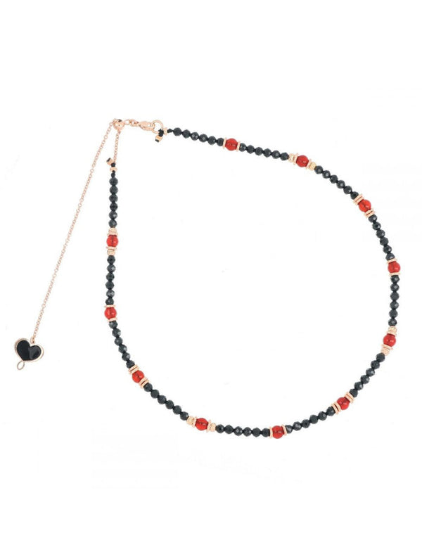 Girocollo "Spinello e Corniola" - Gioielleria Fondente