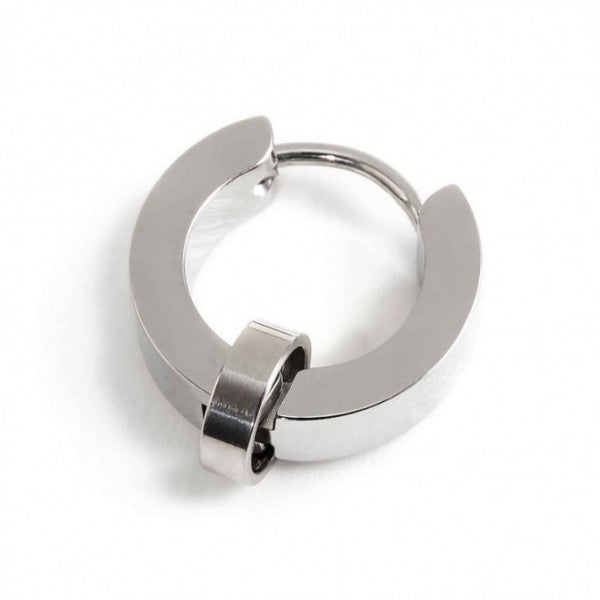 1OR0009 MONO ORECCHINO CERCHIO 14MM SP 3.80MM CON ANELLO