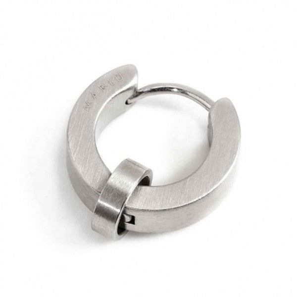 1OR0009ST MONO ORECCHINO CERCHIO 14MM SP 3.80MM CON ANELLO