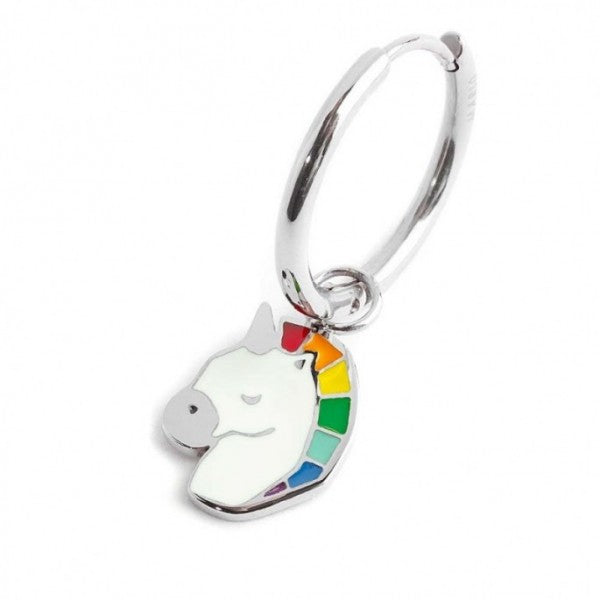 18or069 Orecchino con unicorno