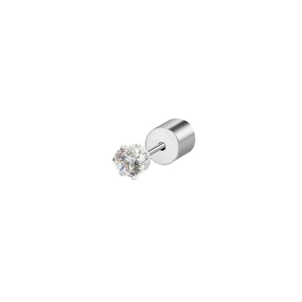 2or0091-w Orecchino con zircone bianco