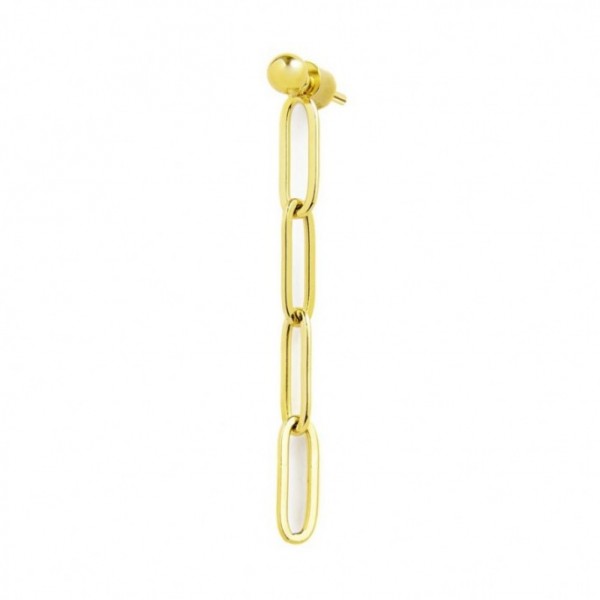 2or0080g Orecchino con catena a maglia larga