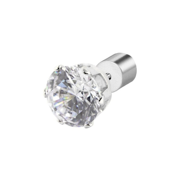 2or0095-w Orecchino con zircone bianco