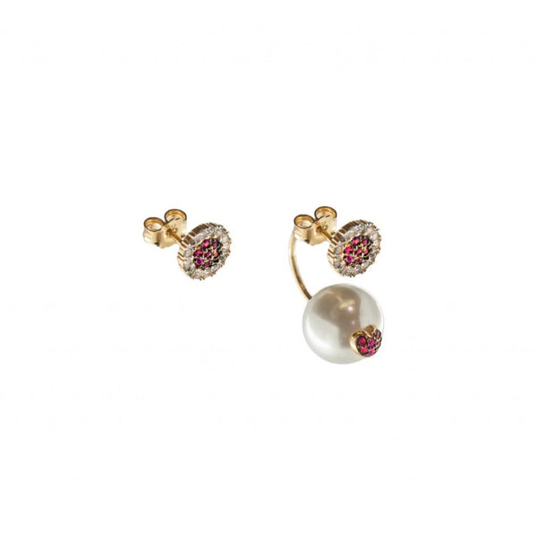 Orecchini collezione "Galactica" con perline pendenti - Gioielleria Fondente