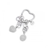 15PC021 PORTACHIAVI A CUORE CON PENDENTI MAMMA E ALBERO DEI VALORI